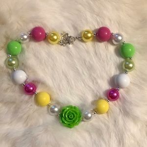 17" Spring Large Beaded Necklace